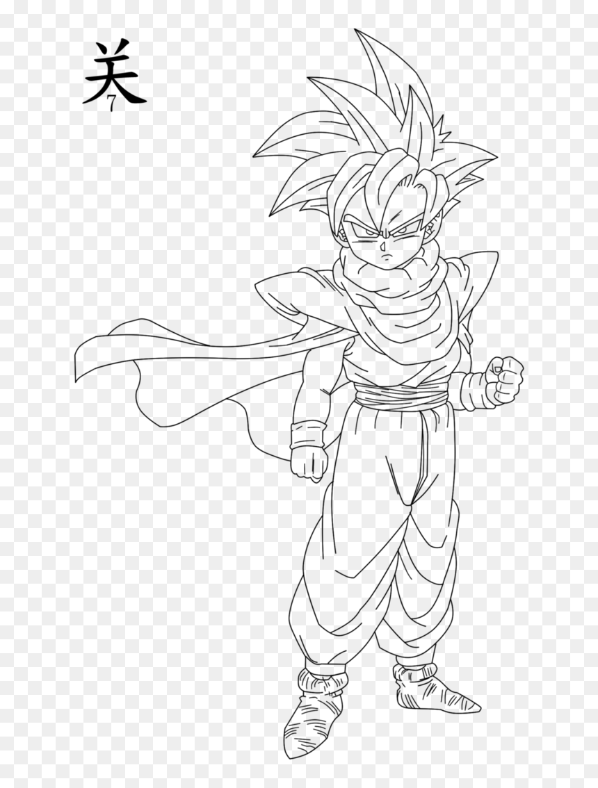 Gohan Dragon Ball Z Coloring Pages HD Png Download Vhv Gohan Dragon Ball Z Coloring Pages HD Png Download Vhv