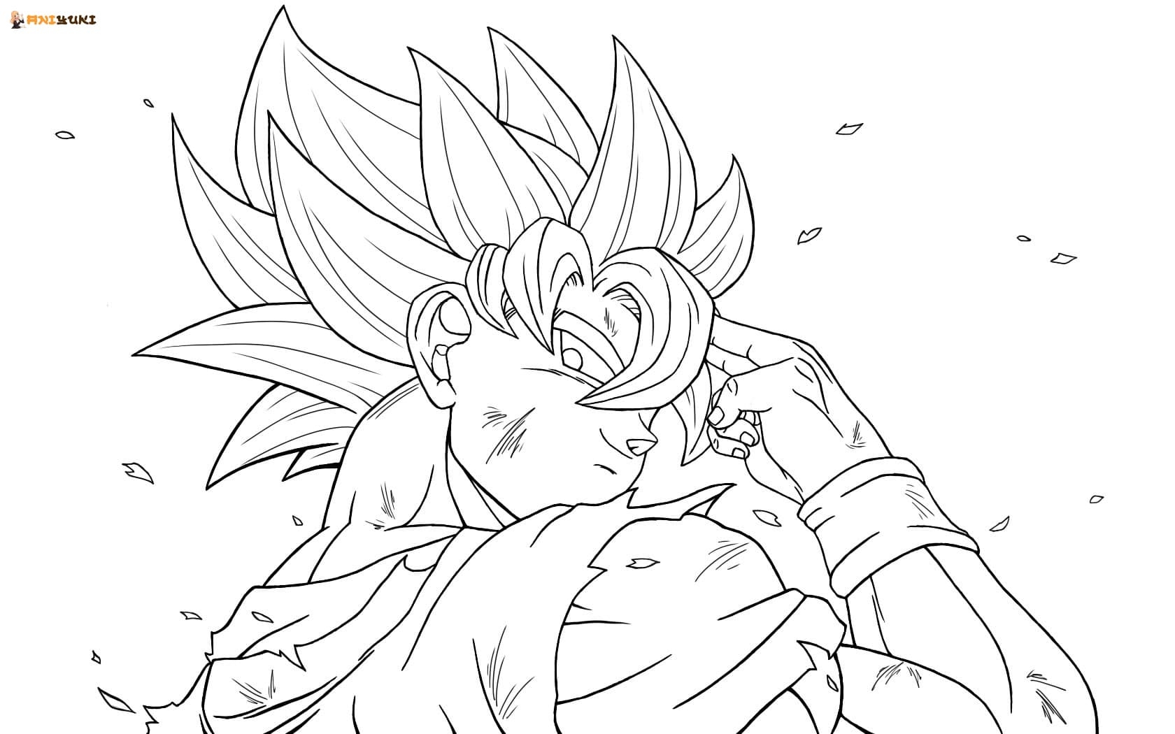Goku Coloring Pages Free Printable Coloring Pages Goku Coloring Pages Free Printable Coloring Pages