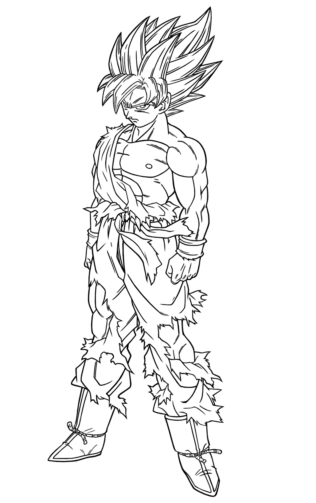 Goku Super Saiyan Versus Feezer Dragon Ball Coloring Pages Goku Super Saiyan Versus Feezer Dragon Ball Coloring Pages
