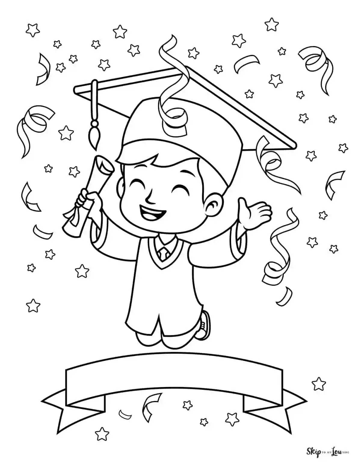 Graduation Day Coloring Pages Graduation Day Coloring Pages