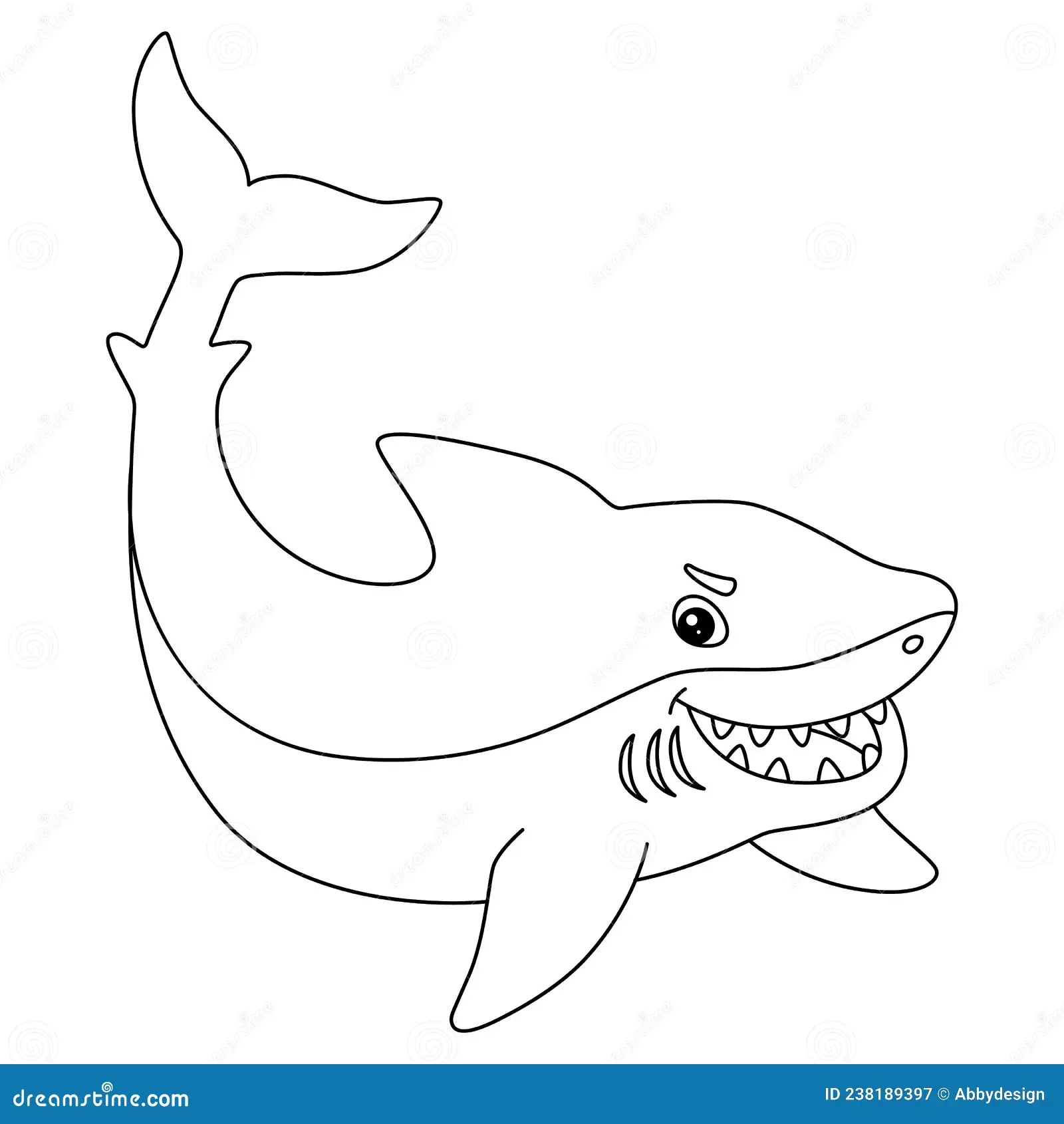 Great White Shark Coloring Page Isolated For Kids Stock Vector Illustration Of Cute Outlined 238189397 Great White Shark Coloring Page Isolated For Kids Stock Vector Illustration Of Cute Outlined 238189397