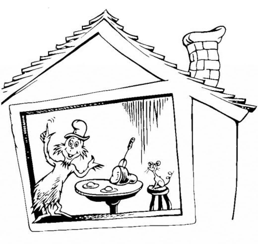 Green Eggs And Ham House Coloring Page Download Print Or Color Online For Free