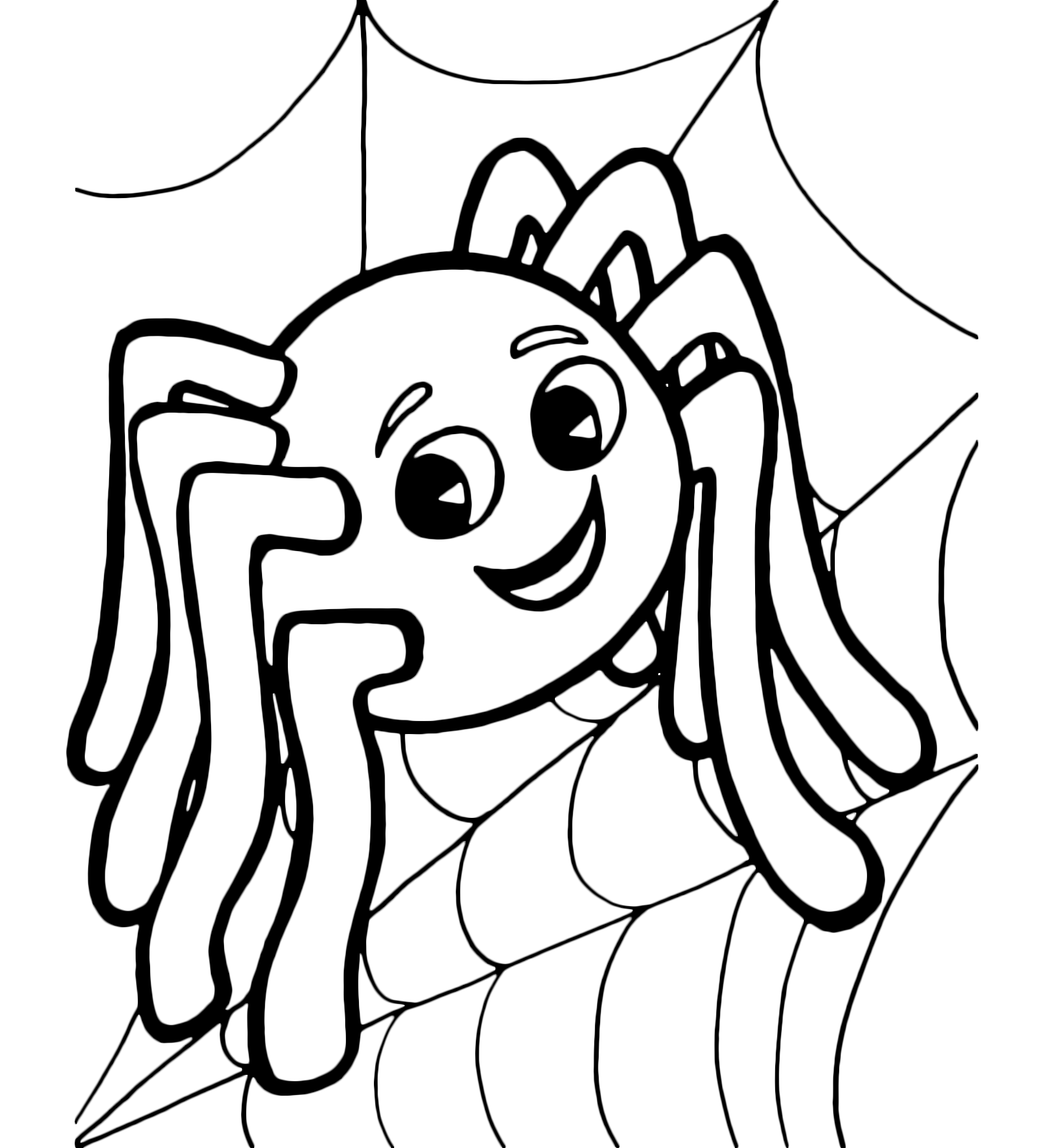 Little Spider Coloring Pages Little Spider Coloring Pages