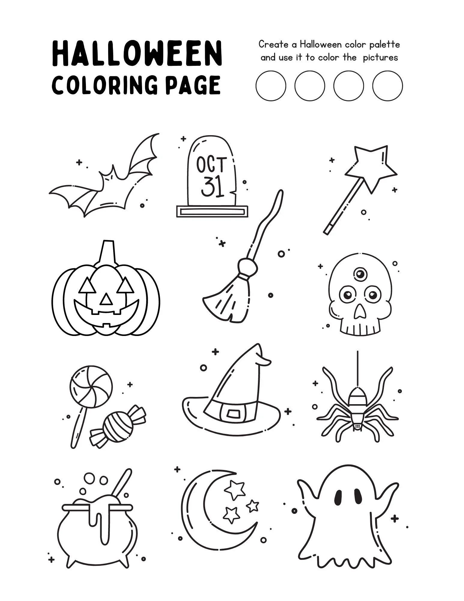 Halloween Activity And Coloring Pages For Kids Minnesota Parent