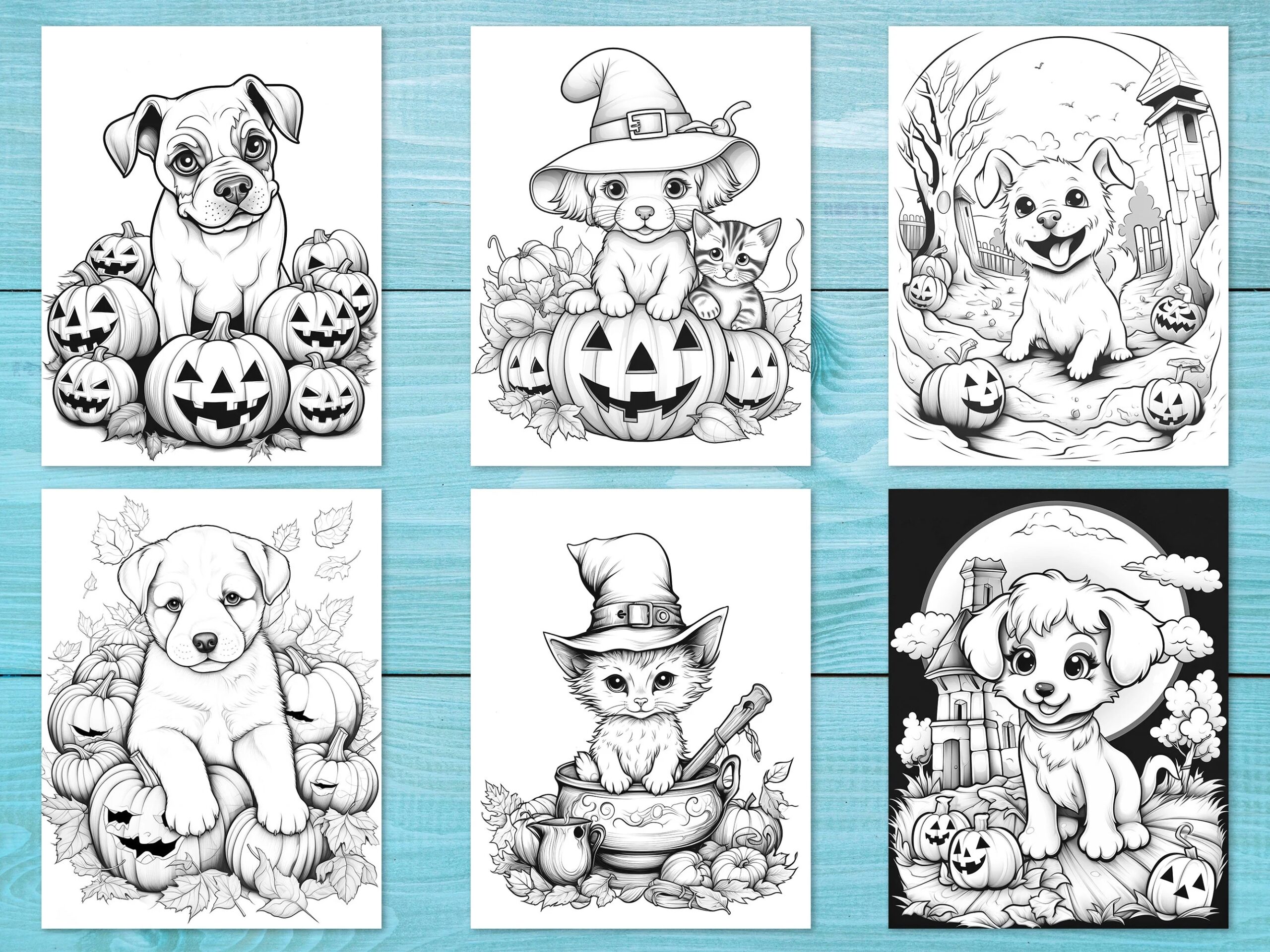 Halloween Cute Puppy Coloring Book 36 Printable Coloring Pages For Kids And Adults Halloween Kitten Coloring Page Instant Download Etsy Halloween Cute Puppy Coloring Book 36 Printable Coloring Pages For Kids And Adults Halloween Kitten Coloring Page Instant Download Etsy