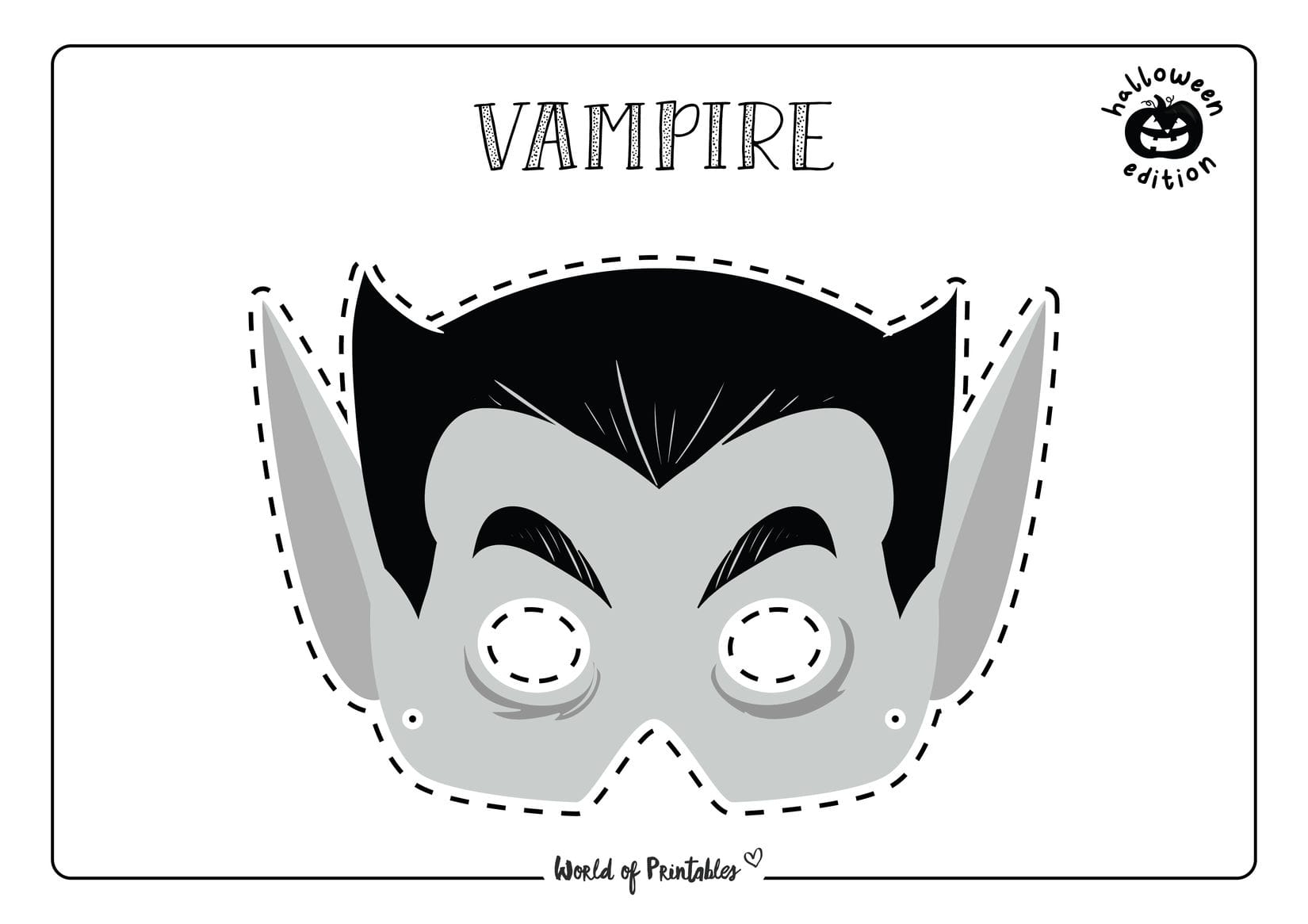 Halloween Mask Printables World Of Printables