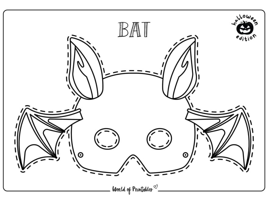 Halloween Mask Printables World Of Printables