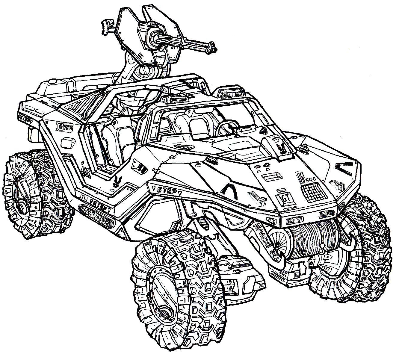Halo Warthog Coloring Pages Sketch Coloring Page Halo Warthog Coloring Pages Sketch Coloring Page