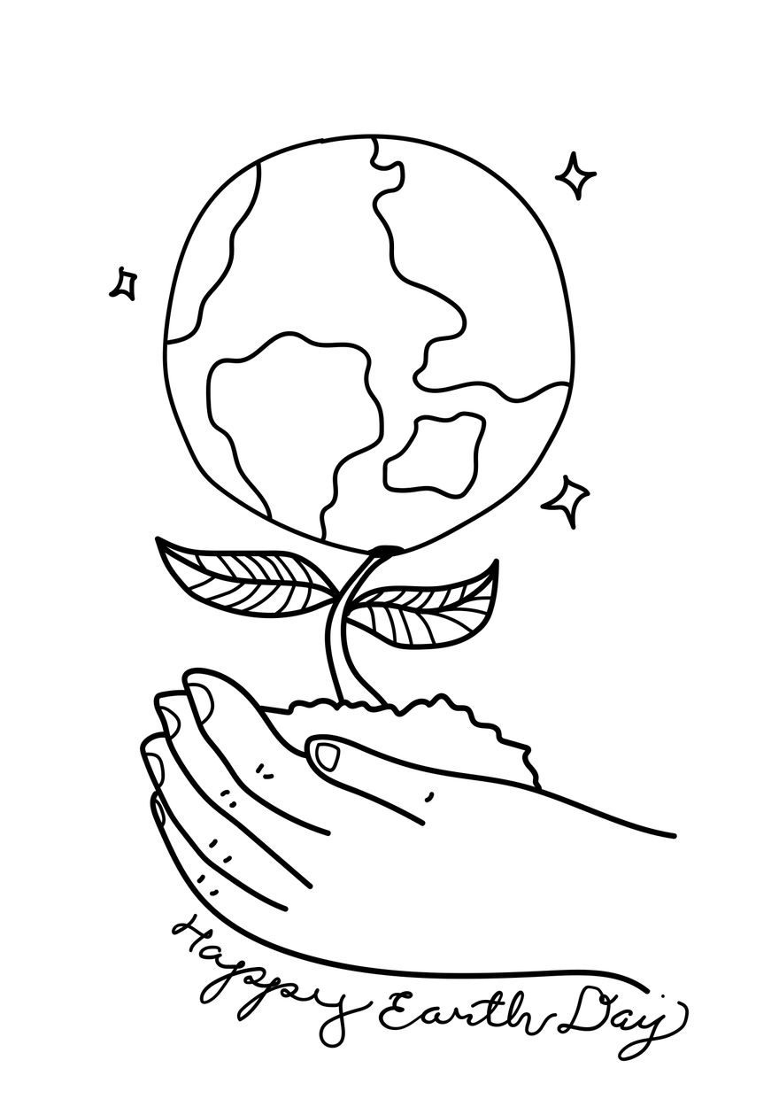 Happy Earth Day Drawing In EPS Illustrator JPG PSD PNG PDF SVG Download Template Happy Earth Day Drawing In EPS Illustrator JPG PSD PNG PDF SVG Download Template