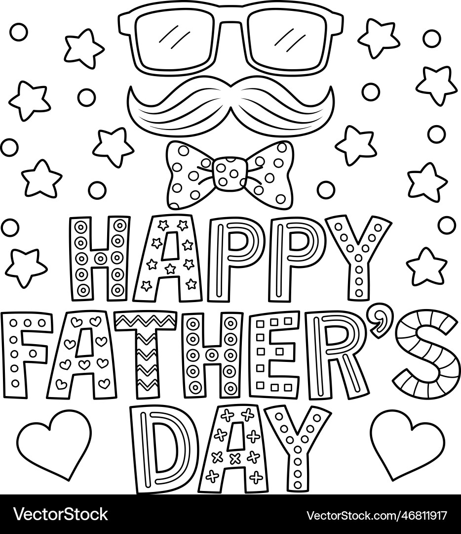 Father's Day Coloring Pages For Kids Printable