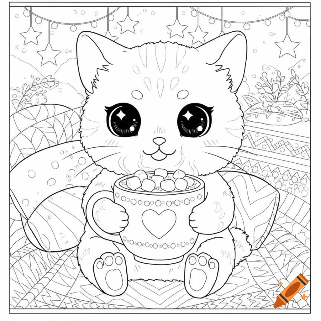 Coloring Pages Of Kittens