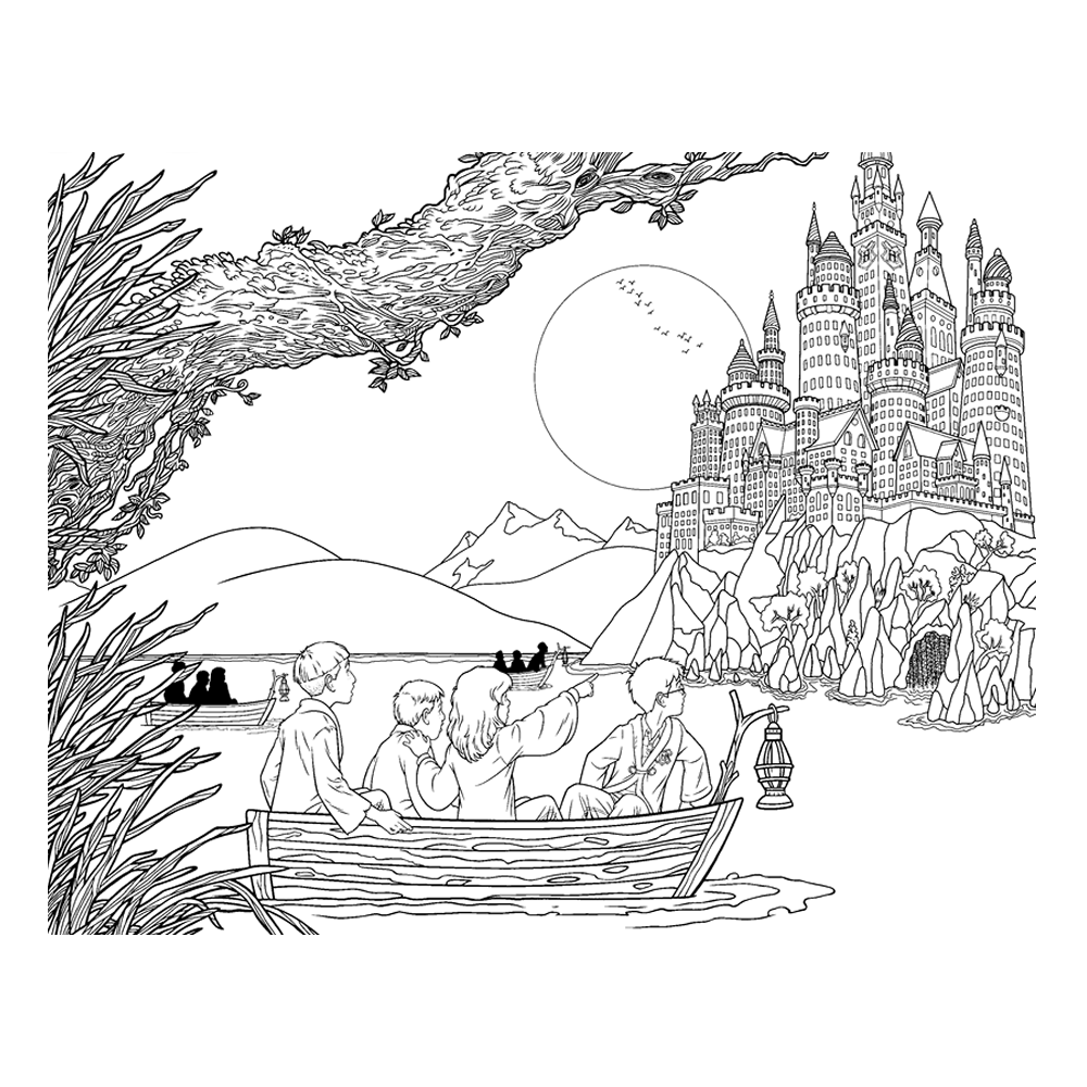 Harry Potter Coloring Pages Hard