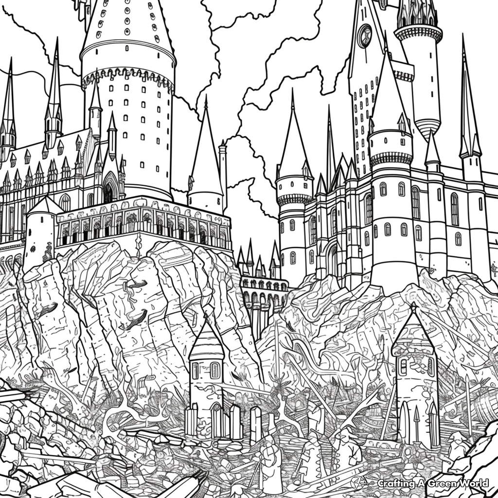 Harry Potter For Adults Coloring Pages Free Printable 