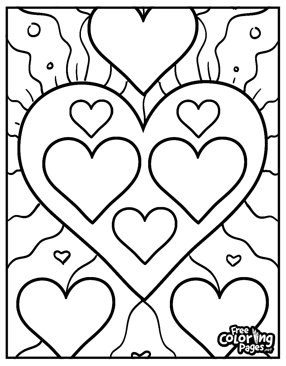 Hearts Coloring Pages Free Coloring Pages Hearts Coloring Pages Free Coloring Pages