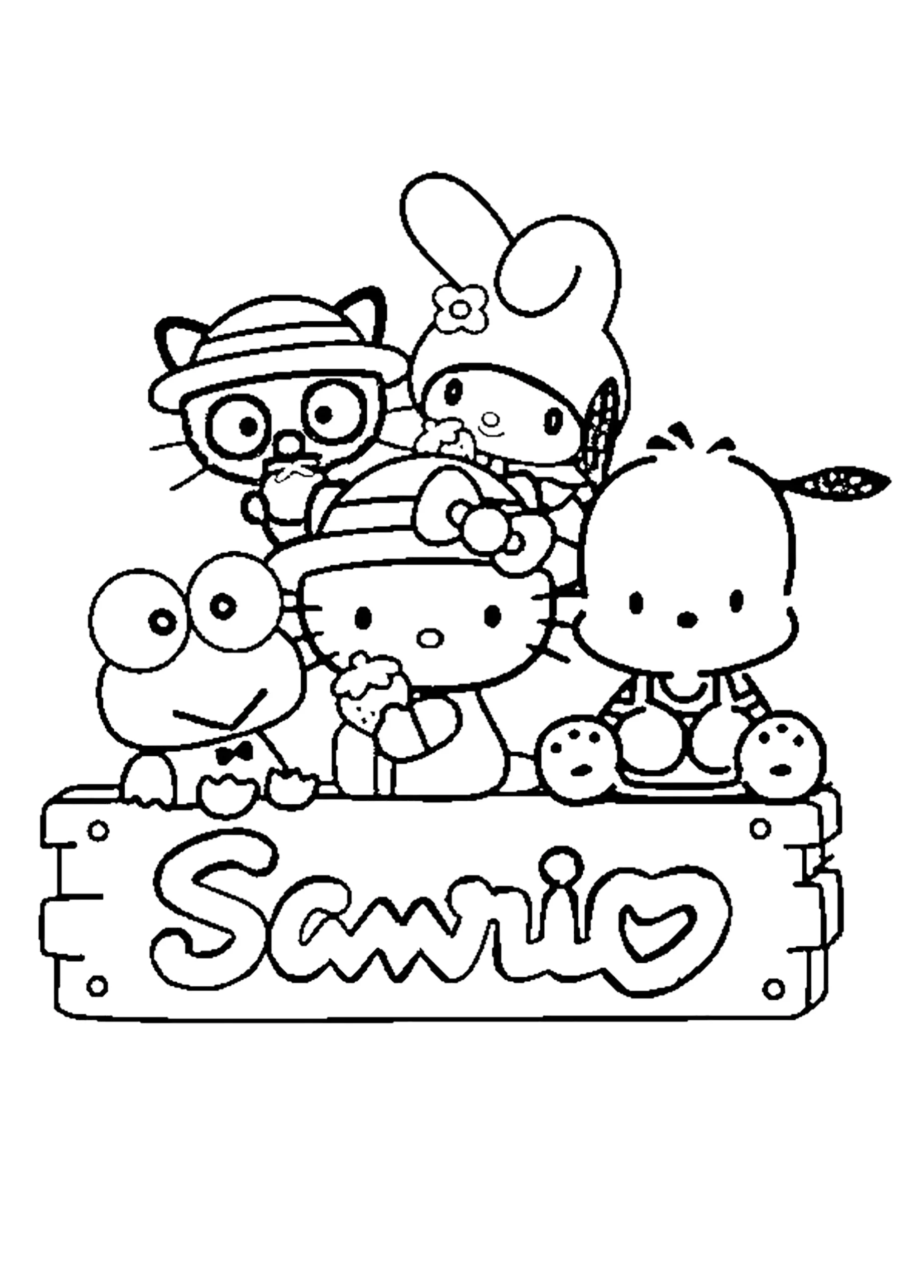 Hello Kitty Face Coloring Pages Hello Kitty Face Coloring Pages