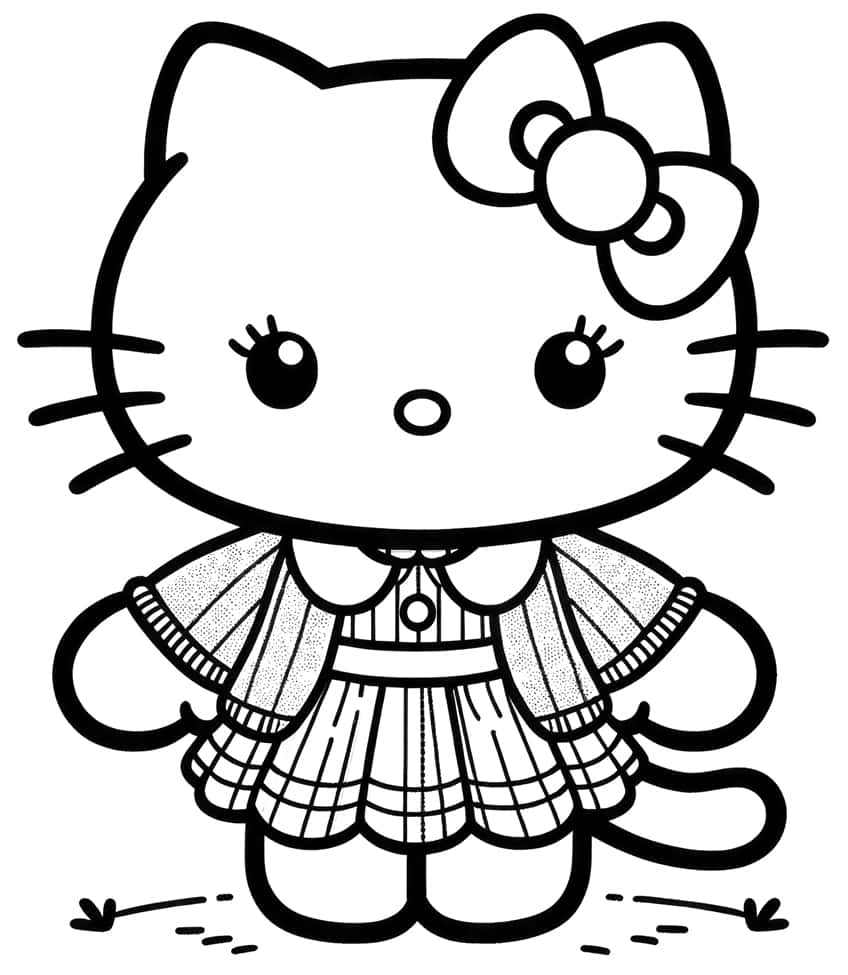 Hello Kitty Coloring Pages 56 Cute Coloring Sheets Hello Kitty Coloring Pages 56 Cute Coloring Sheets