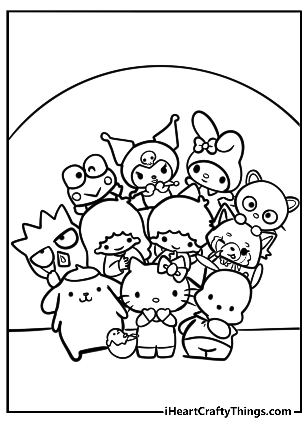Hello Kitty Coloring Pages 70 Free PDF Printables For Kids