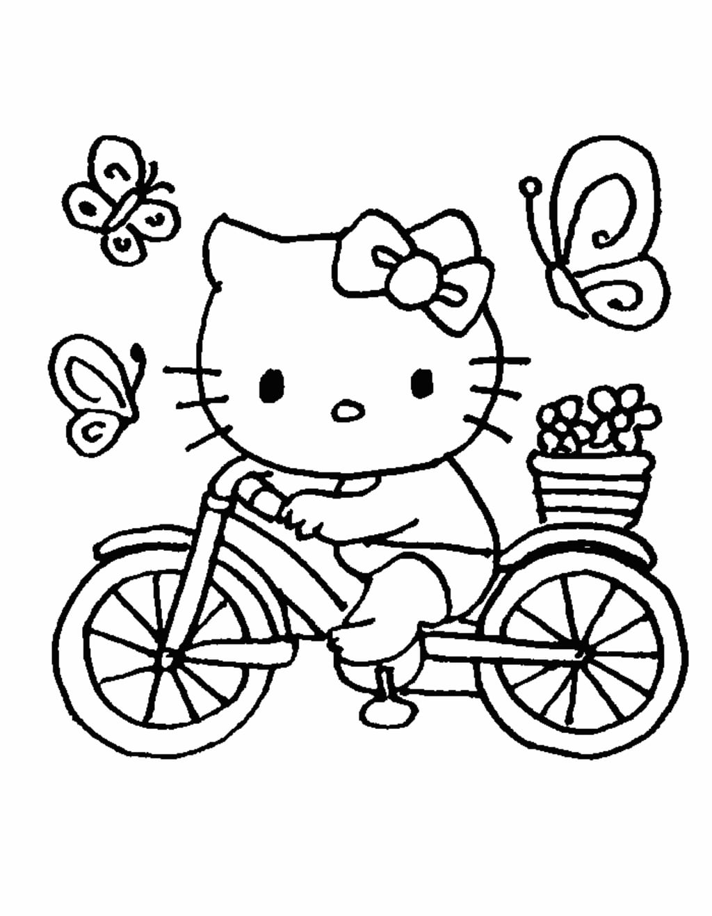 Drawing Hello Kitty Coloring Pages Drawing Hello Kitty Coloring Pages