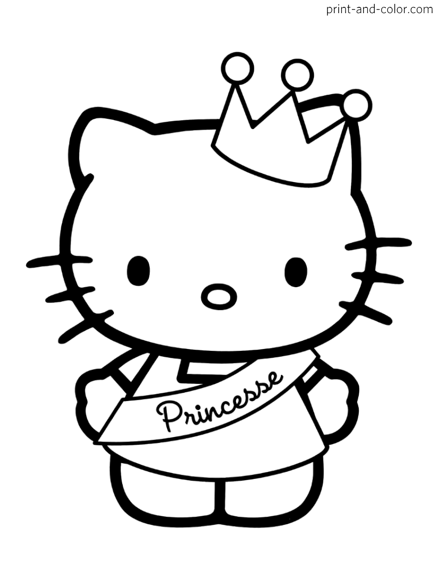 Hello Kitty Coloring Pages Print And Color Hello Kitty Coloring Pages Print And Color