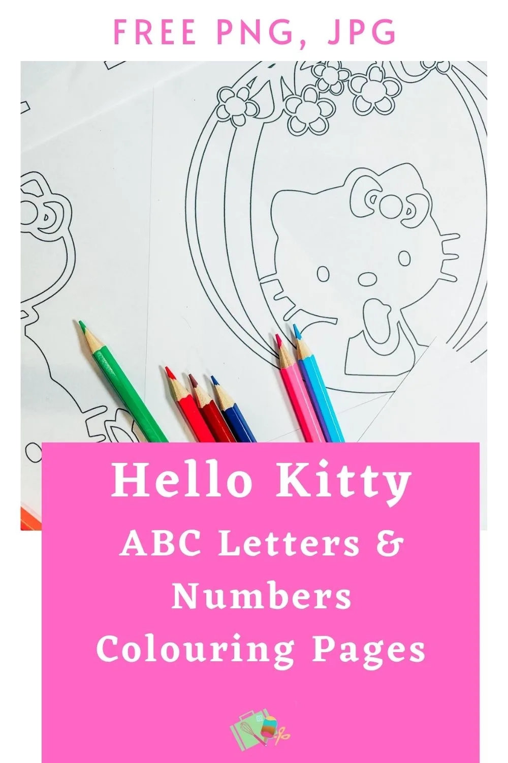 Hello Kitty Colouring Pages Letters Numbers Extraordinary Chaos