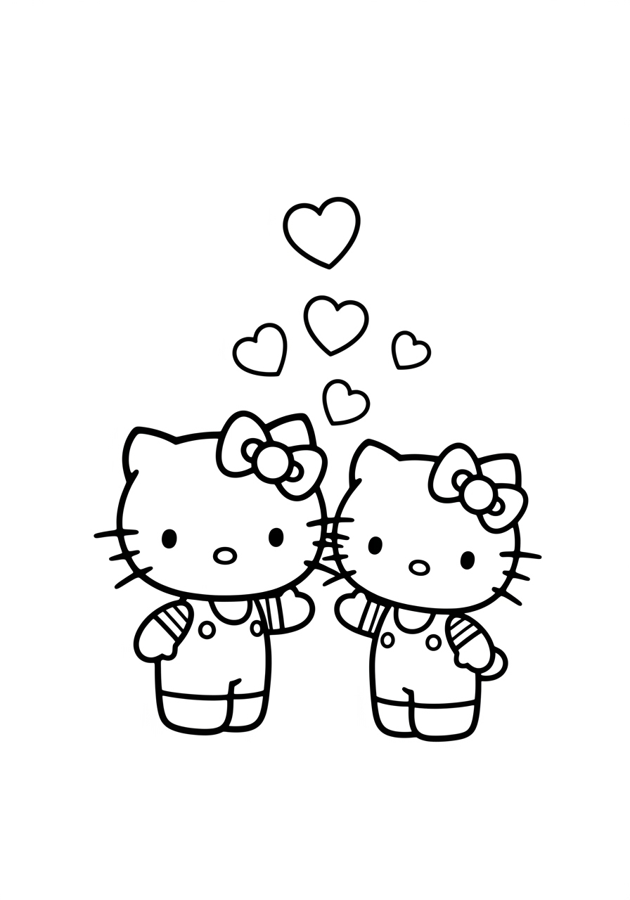 Hello Kitty Dear Daniel Coloring Pages Printable