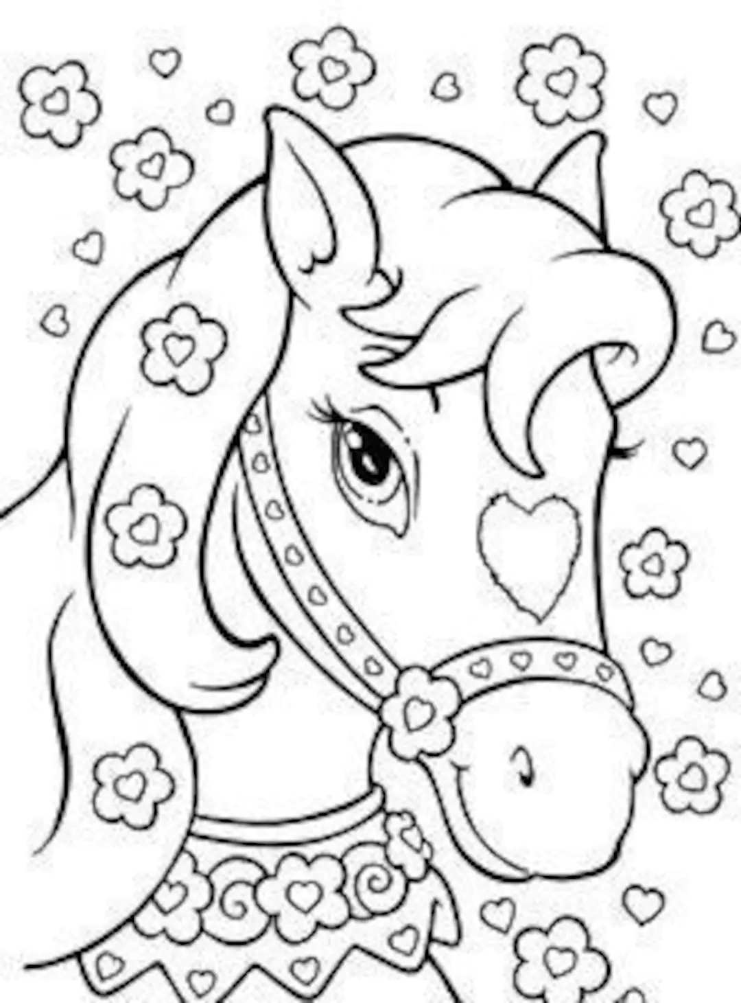 Horse Coloring Page Etsy UK Horse Coloring Page Etsy UK