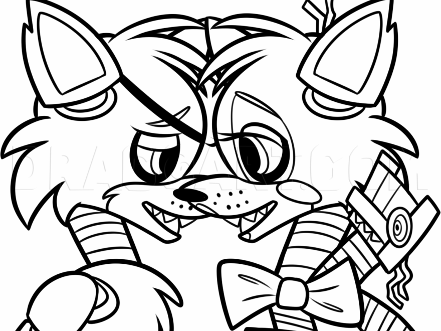 How To Draw Foxy And Mangle Kissing Drawing Step By Step By Dawn DragoArt