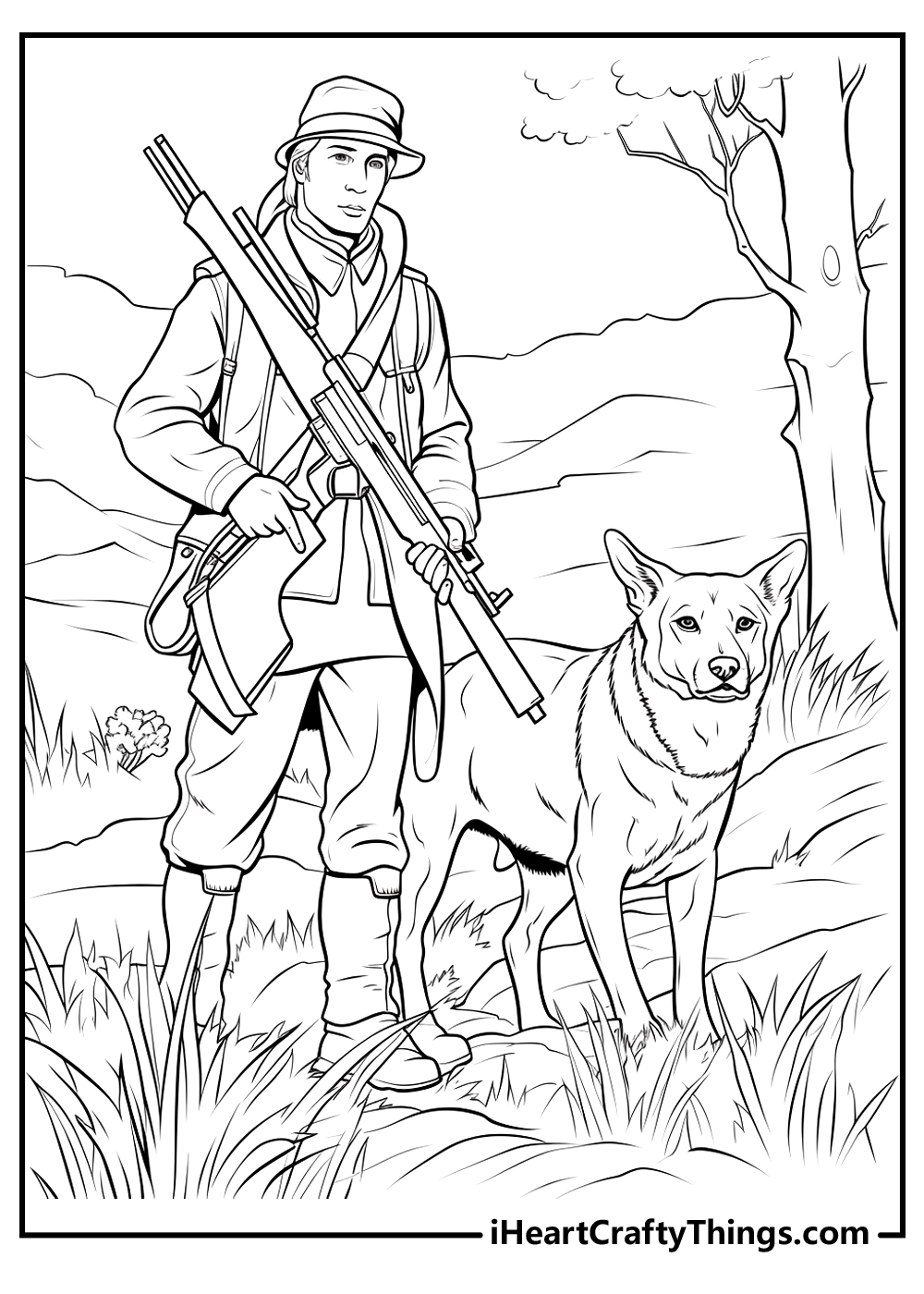 Hunting Coloring Pages 100 Free Printables 
