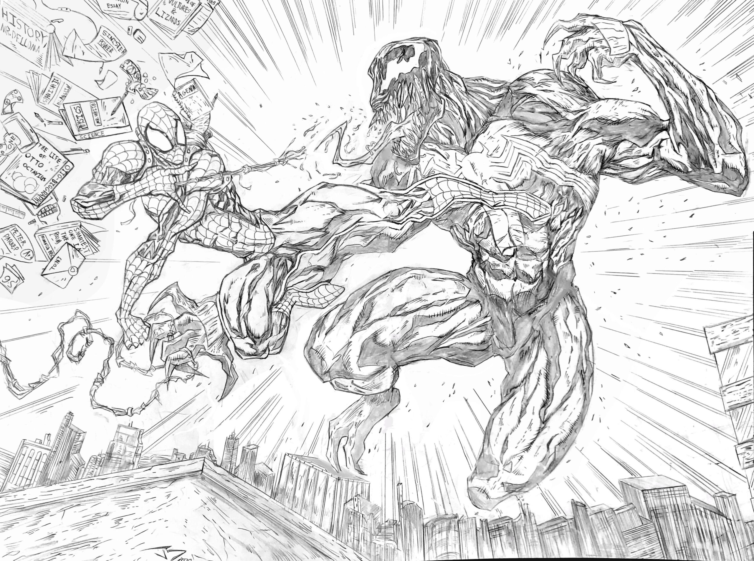 Marvel Coloring Pages Hard