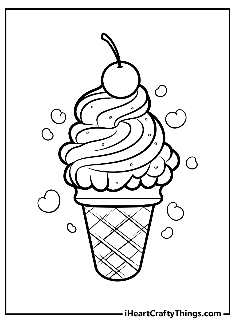 Ice Cream Coloring Pages 100 Free Printables 
