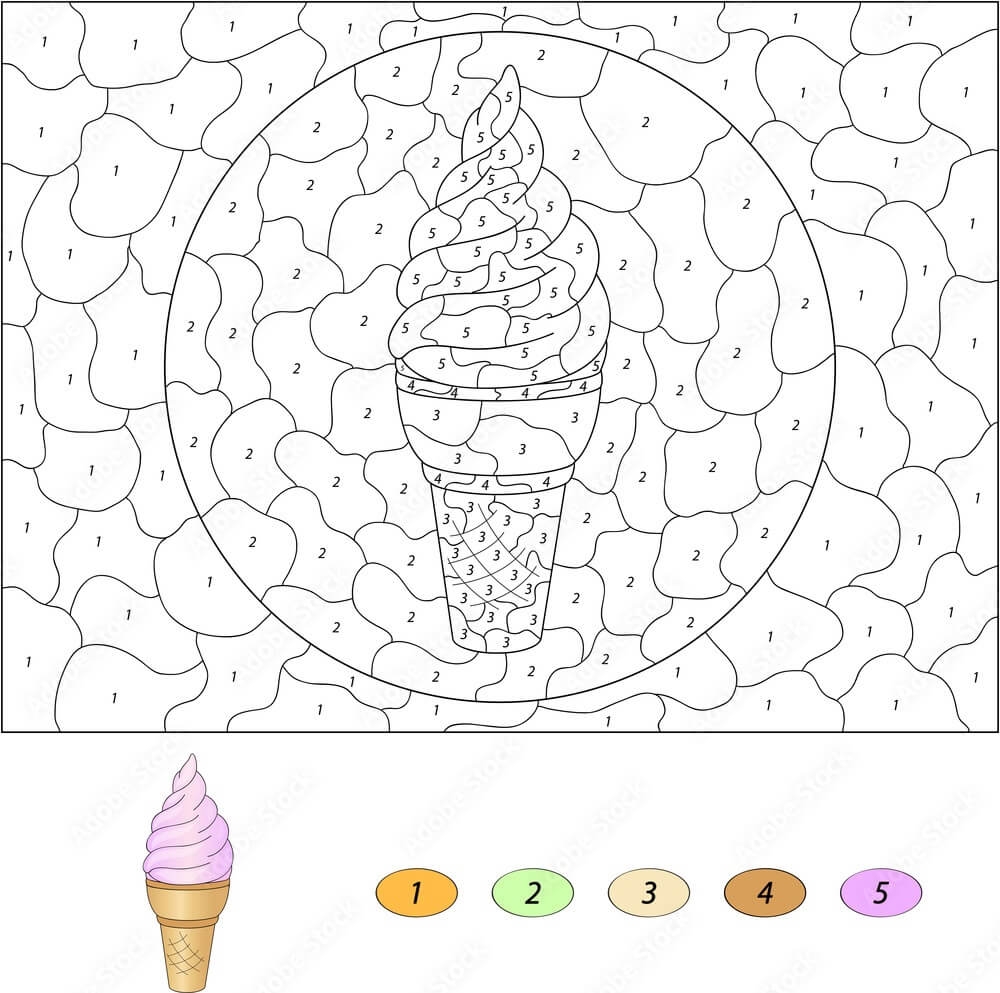 Color By Number Coloring Pages Free Online