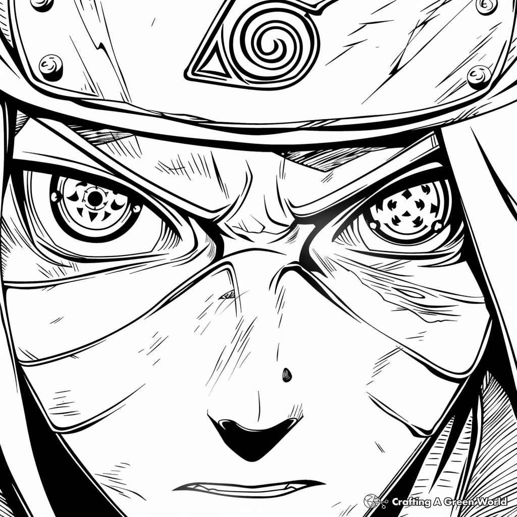 Sasuke Sharingan Coloring Pages