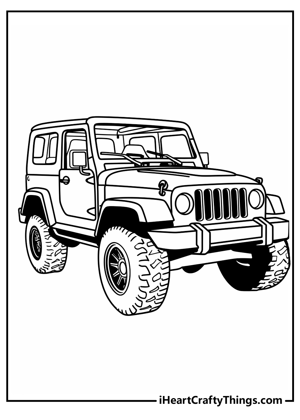 Jeep Coloring Pages 100 Free Printables Jeep Coloring Pages 100 Free Printables