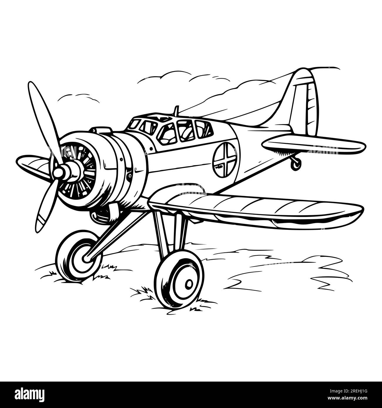 Jet Plane Printable Coloring Pages Cut Out Stock Images Pictures Alamy