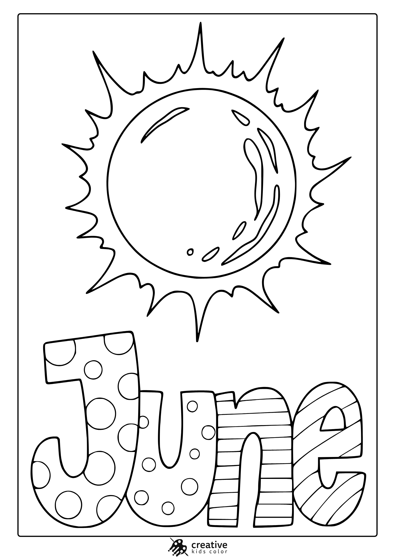 June Coloring Pages Free Fun Summer Printables June Coloring Pages Free Fun Summer Printables