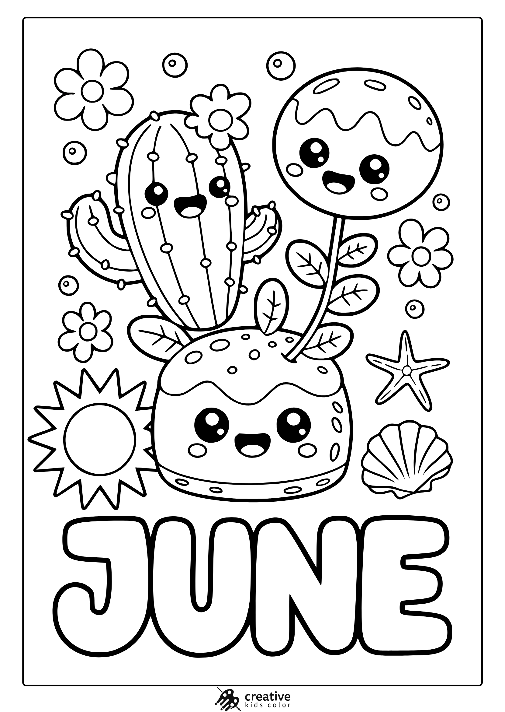 June Coloring Pages Free Fun Summer Printables June Coloring Pages Free Fun Summer Printables