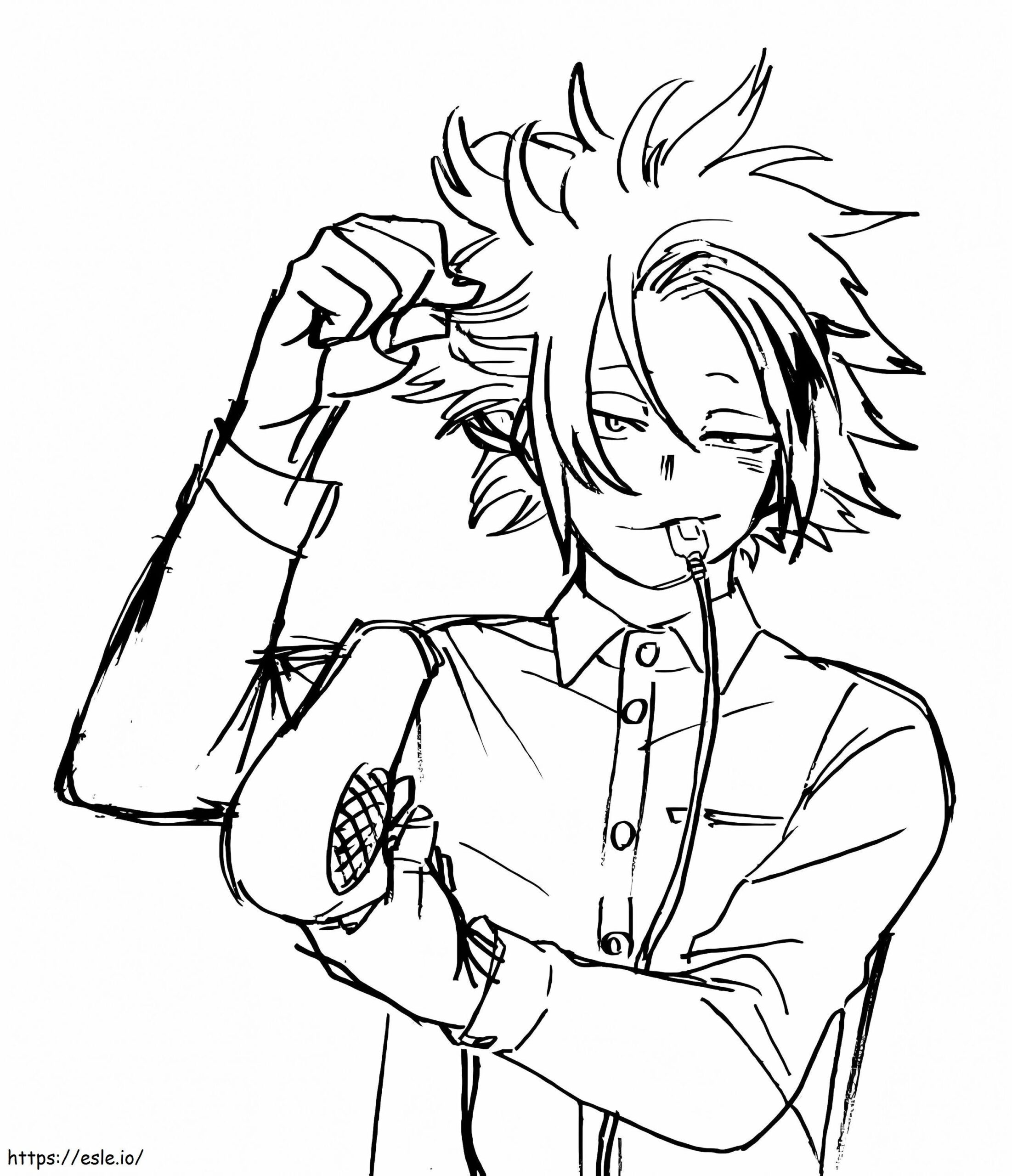 Kaminari Denki Coloring Page