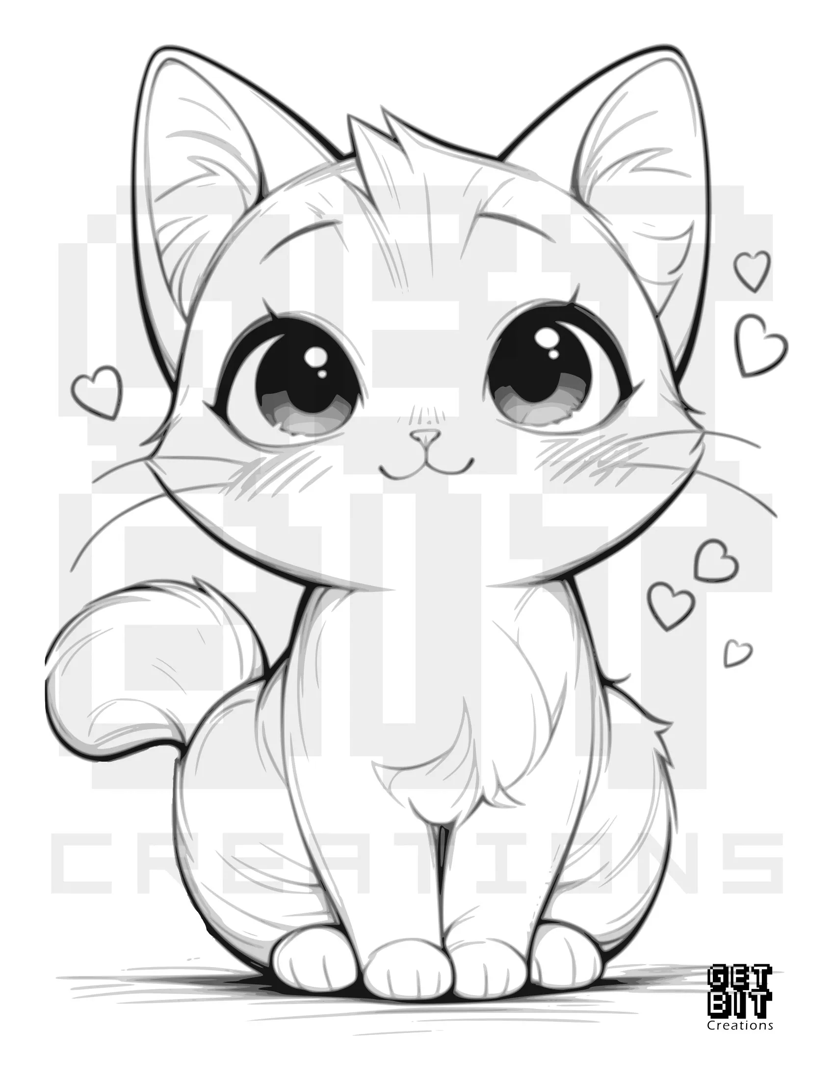 Kawaii Cat Coloring Page Of Kittens Coloring Book Of Anime Cats Coloring Page For All Ages Coloring Book Manga Etsy Kawaii Cat Coloring Page Of Kittens Coloring Book Of Anime Cats Coloring Page For All Ages Coloring Book Manga Etsy