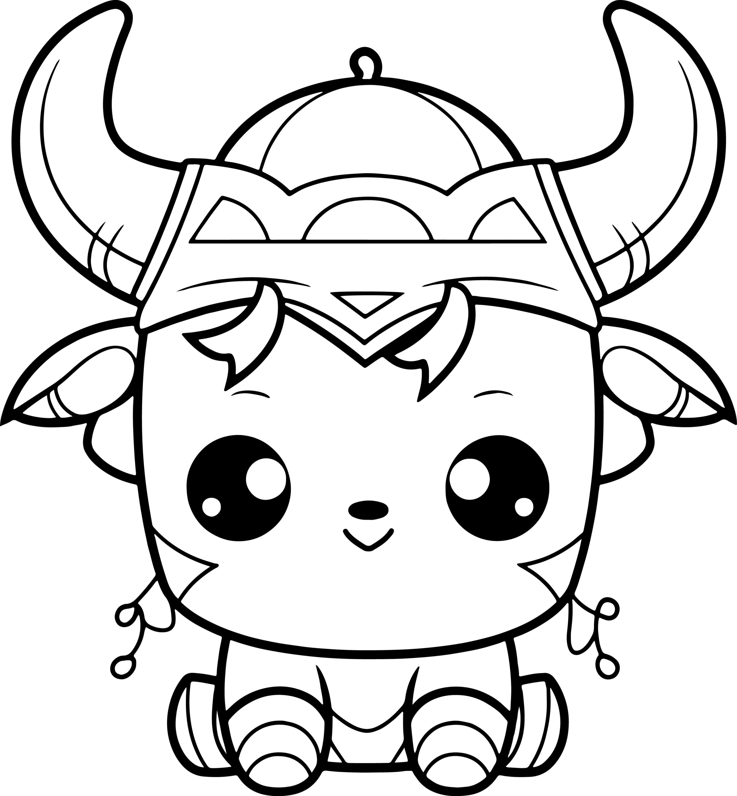 Kawaii Coloring Pages Black And White