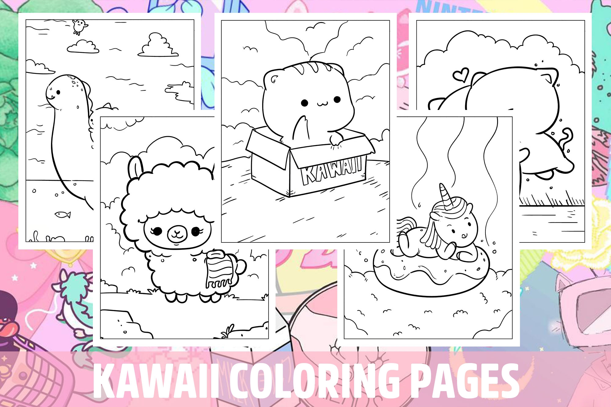 Kawaii Coloring Pages For Kids Girls Boys Teens Birthday School Activity Made By Teachers Kawaii Coloring Pages For Kids Girls Boys Teens Birthday School Activity Made By Teachers