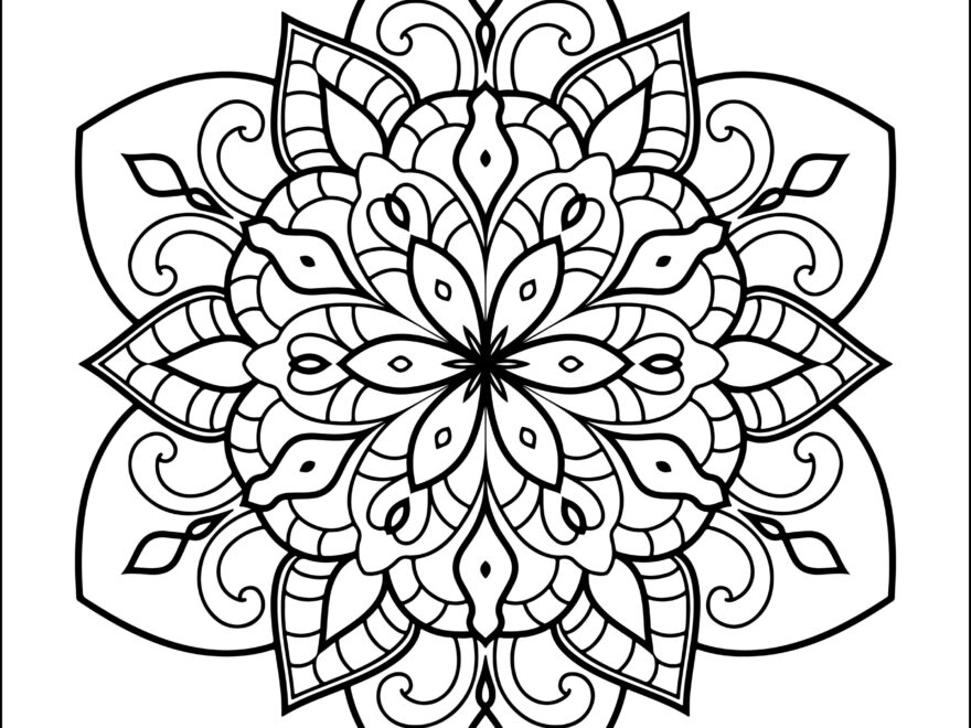 Kids Mandala Flower Coloring Book Mandala Flower Coloring Pages For Kids Made By Teachers