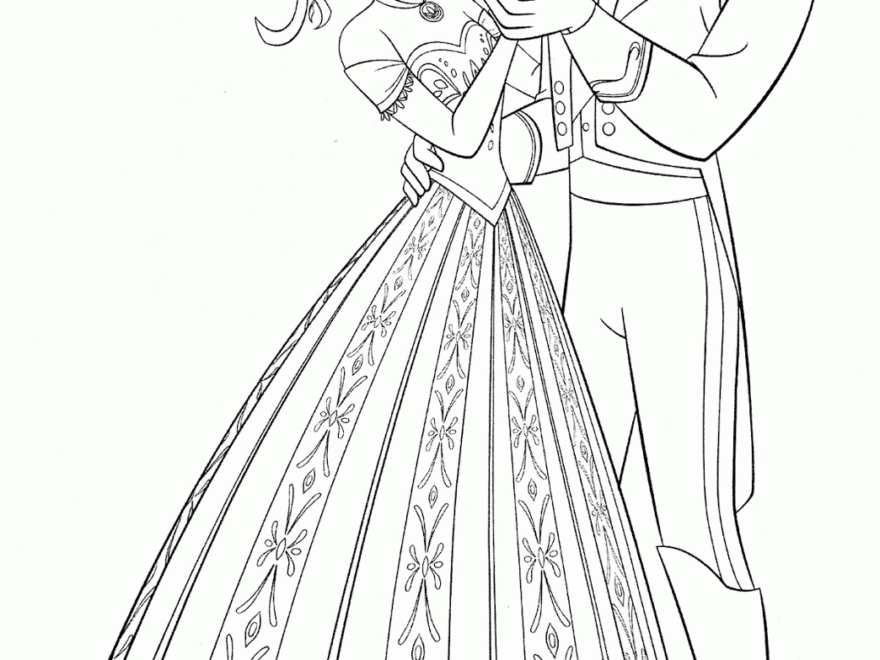 Kids Under 7 Frozen Coloring Pages