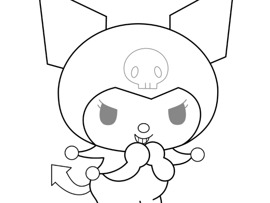 Kuromi Coloring Pages Print And Color