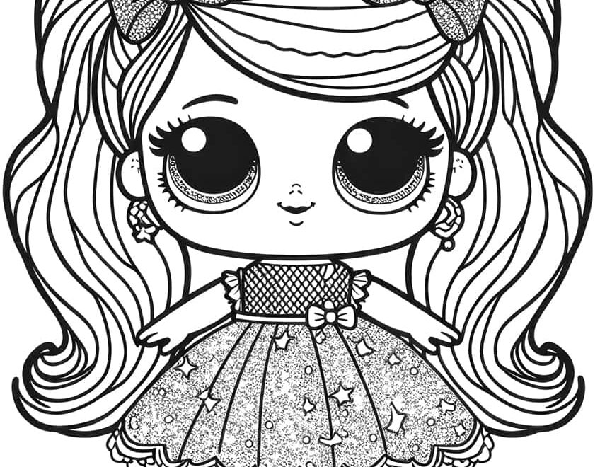 L O L Surprise Dolls Coloring Pages 40 Different Coloring Sheets