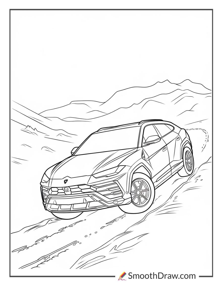 Lamborghini Coloring Pages Free PDFs Smooth Draw Lamborghini Coloring Pages Free PDFs Smooth Draw
