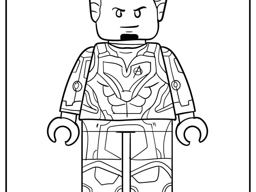 Lego Avengers Coloring Pages 15 Free Printables