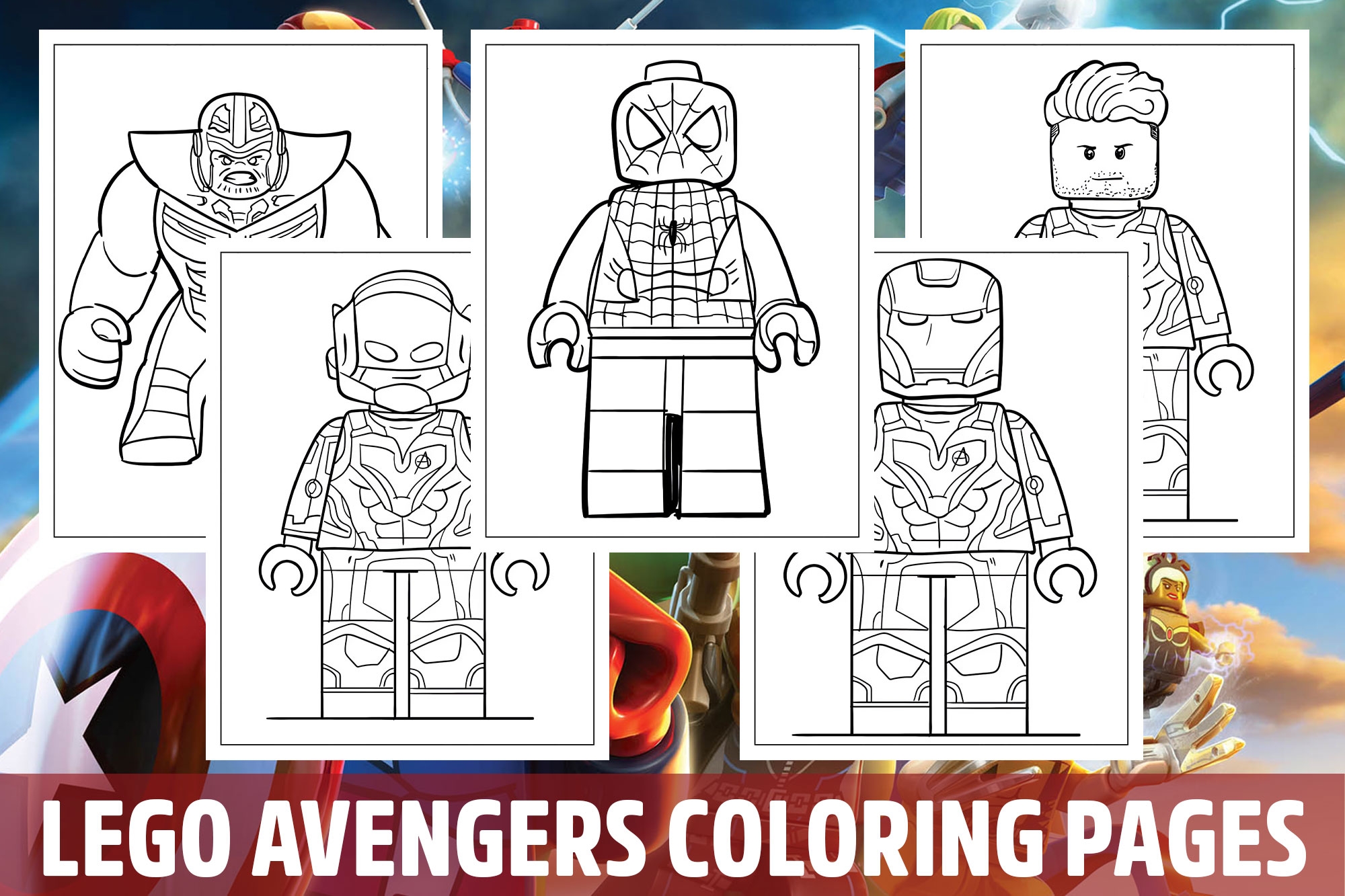 Lego Characters Coloring Pages Lego Characters Coloring Pages