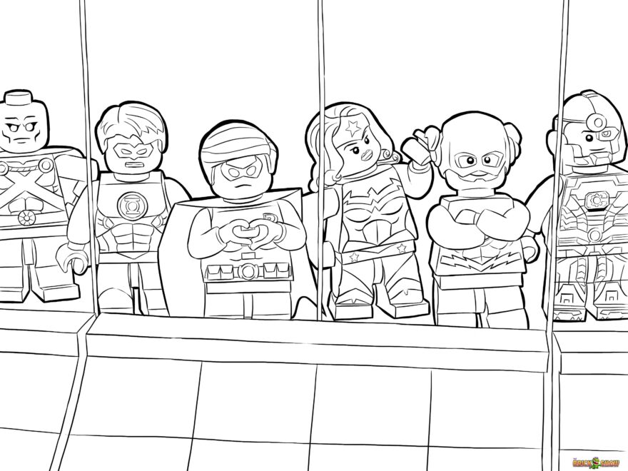LEGO Batman 3 Beyond Gotham Coloring Pages