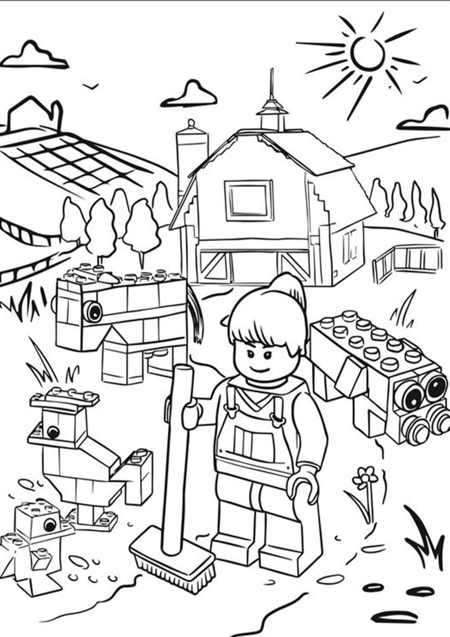 Lego Coloring Pages Lego Coloring Pages