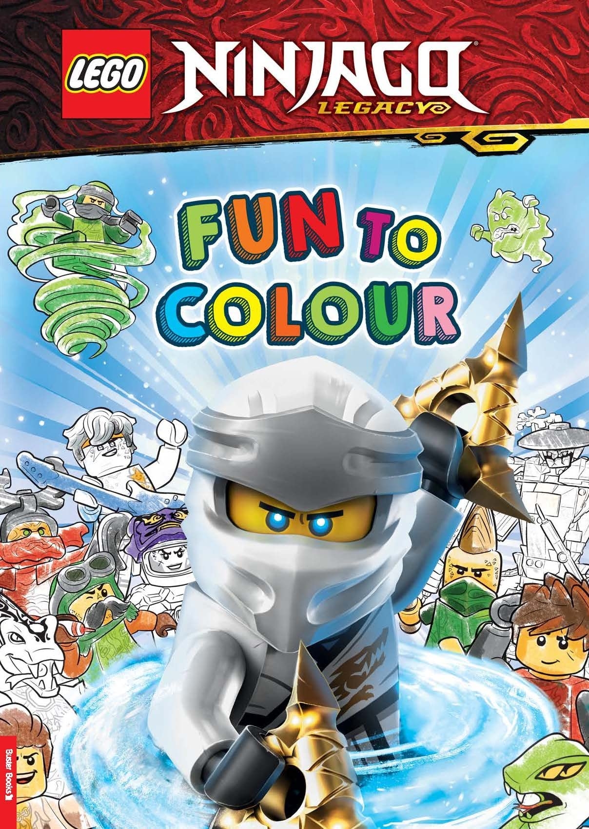 LEGO NINJAGO Fun To Colour Buster Books 9781780557762 Amazon Books LEGO NINJAGO Fun To Colour Buster Books 9781780557762 Amazon Books